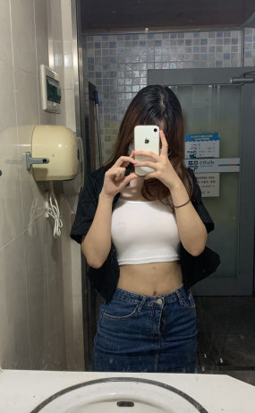 겨드랑이털 자위녀