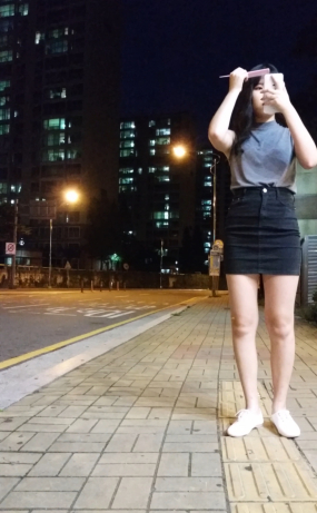 밤에 직찍