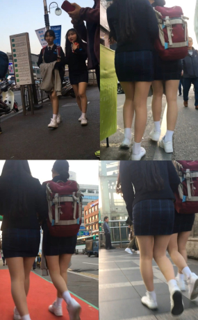 길거리 두학생(원본)