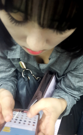 지하철 폰질년 슴골 초근접