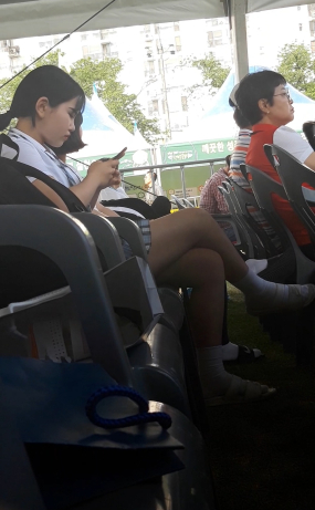 야외공연 의자 학생(원본)