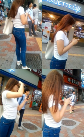 일반인 청바지