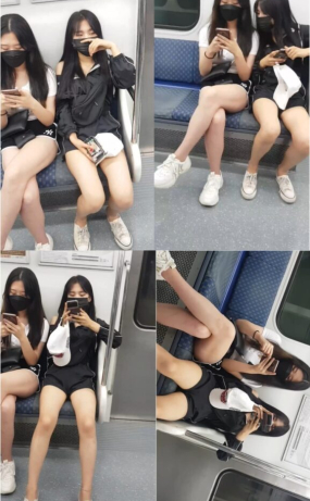 전철 검마년 두명