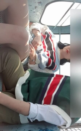 성당여친 관람차 안